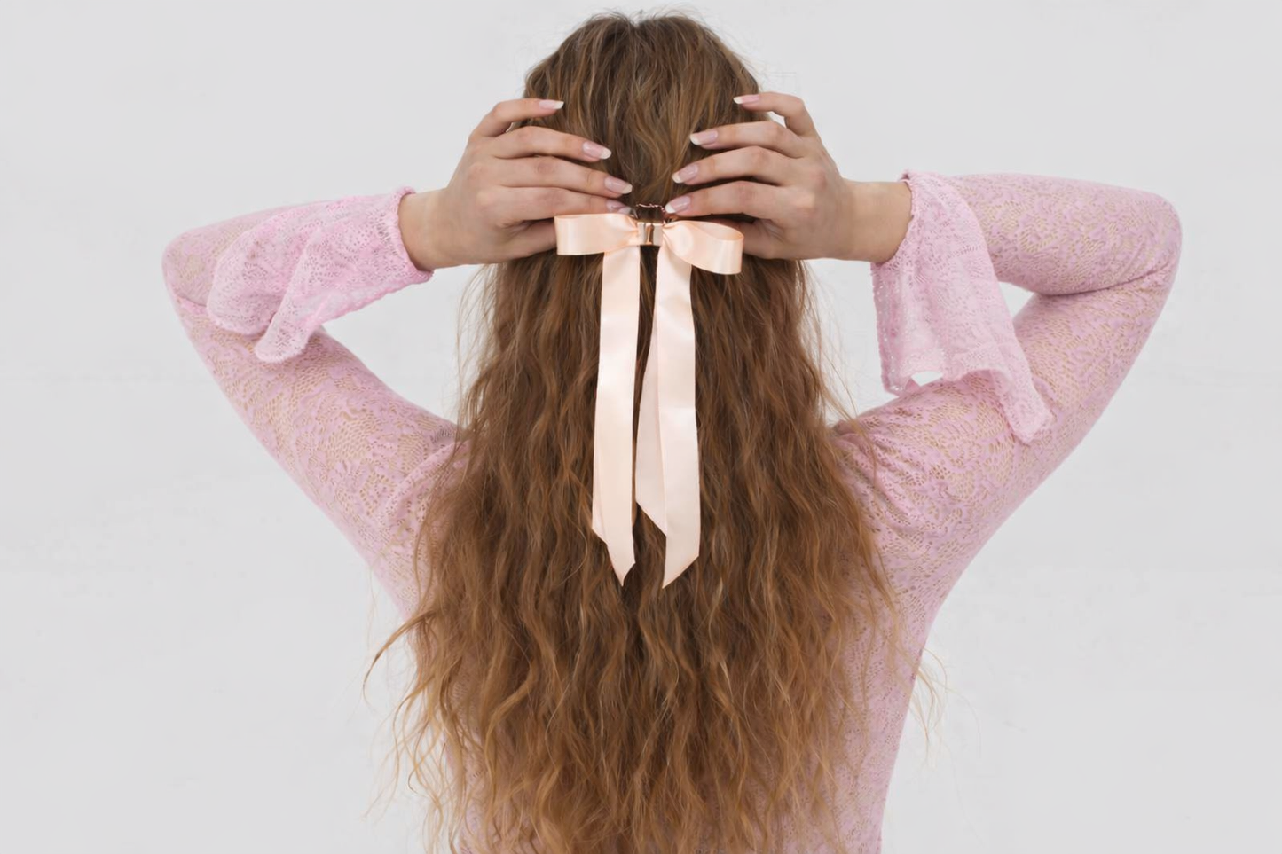 Magnetyczne spinki do włosów z kokardą