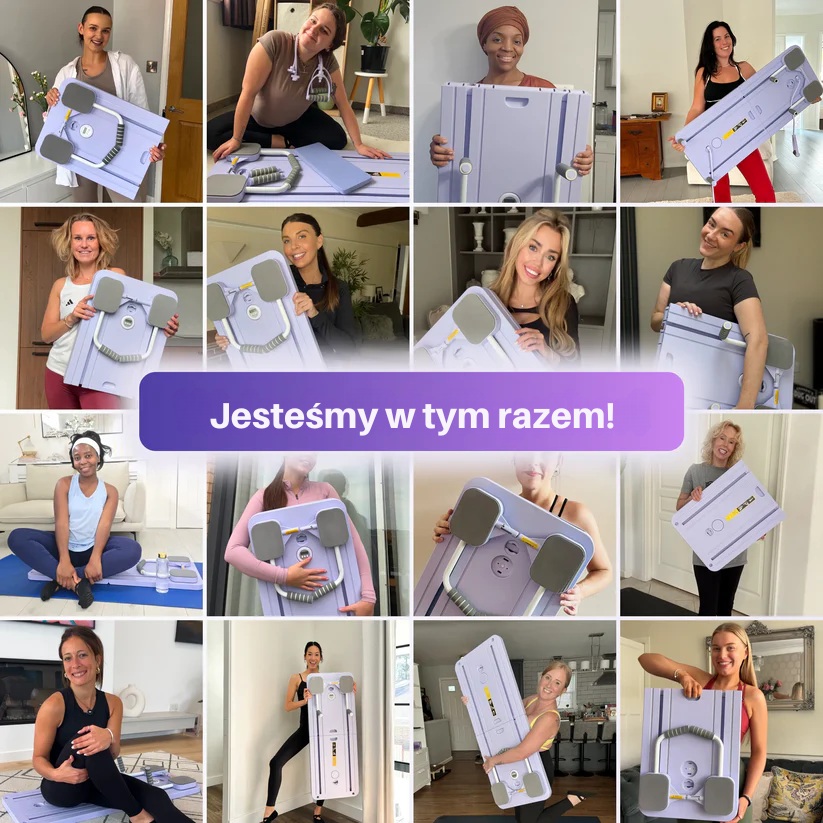 Deska Reformer Pilates + Plan Treningowy dla Początkujących i Zaawansowanych