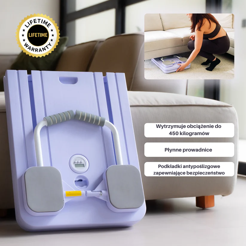 Deska Reformer Pilates + Plan Treningowy dla Początkujących i Zaawansowanych