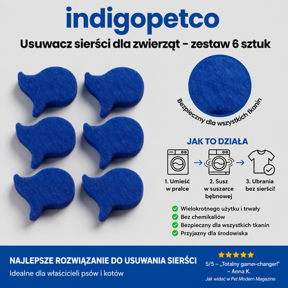 Gąbka do usuwania sierści wielokrotnego uzytku